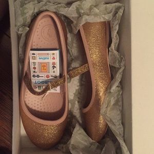 Rose Gold Sparkly Native Shoes J3